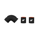 Mishimoto 08+ Mitsubishi Lancer Evolution X Black Lower Intercooler Pipe Kit-2