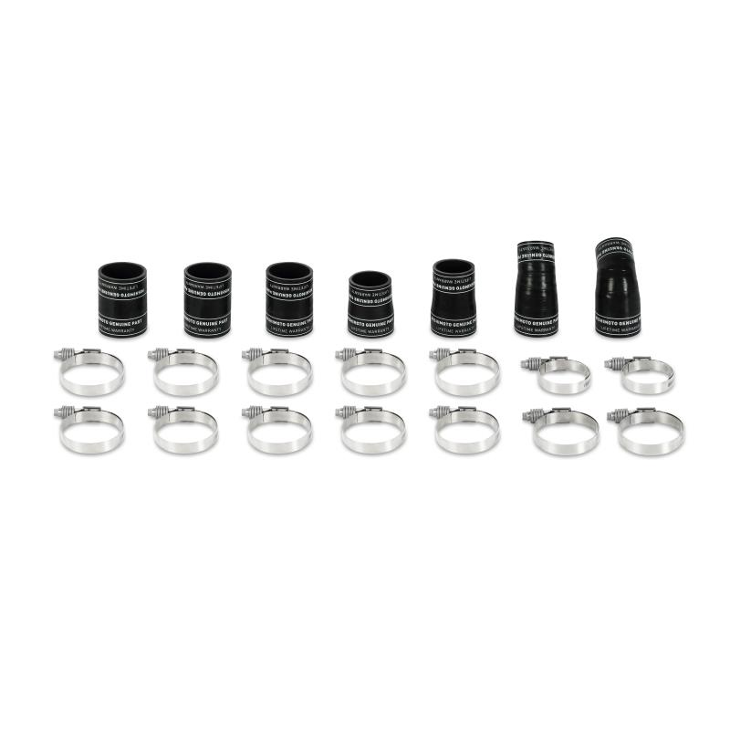 Mishimoto 15-16 Ford F-150 3.5L EcoBoost Hot-Side Intercooler Pipe Kit - Wrinkle Black