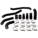 Mishimoto 2017+ Ford F150 3.5L EcoBoost Hot-Side Intercooler Pipe Kit - Wrinkle Black-1