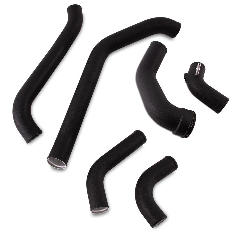 Mishimoto 2017+ Ford F150 3.5L EcoBoost Intercooler Pipe Kit - Wrinkle Black - 0