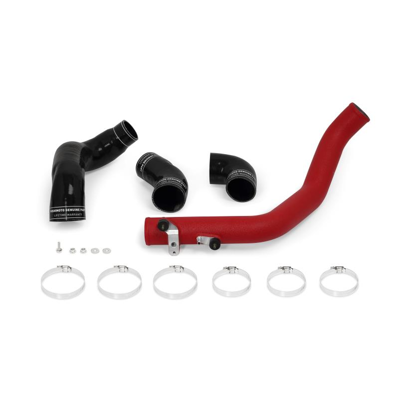 Mishimoto 2017+ Honda Civic Type R Intercooler Kit - Silver Intercooler Red Piping