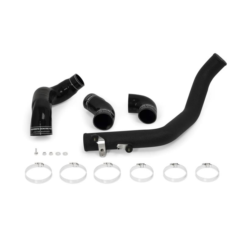 Mishimoto 2017+ Honda Civic Type R Performance Intercooler Kit - Silver Core Black Piping