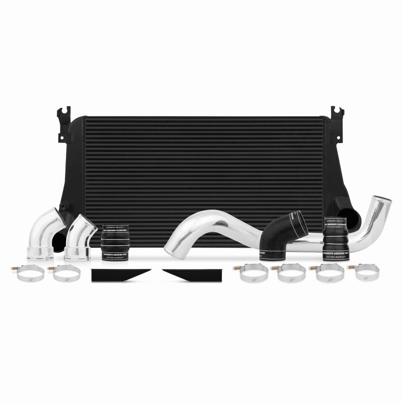 Mishimoto 06-10 Chevy 6.6L Duramax Intercooler Kit w/ Pipes (Black) - 0