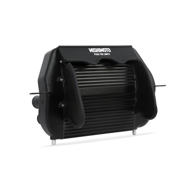 Mishimoto 2011-2014 Ford F-150 EcoBoost Black Intercooler w/ Polished Pipes