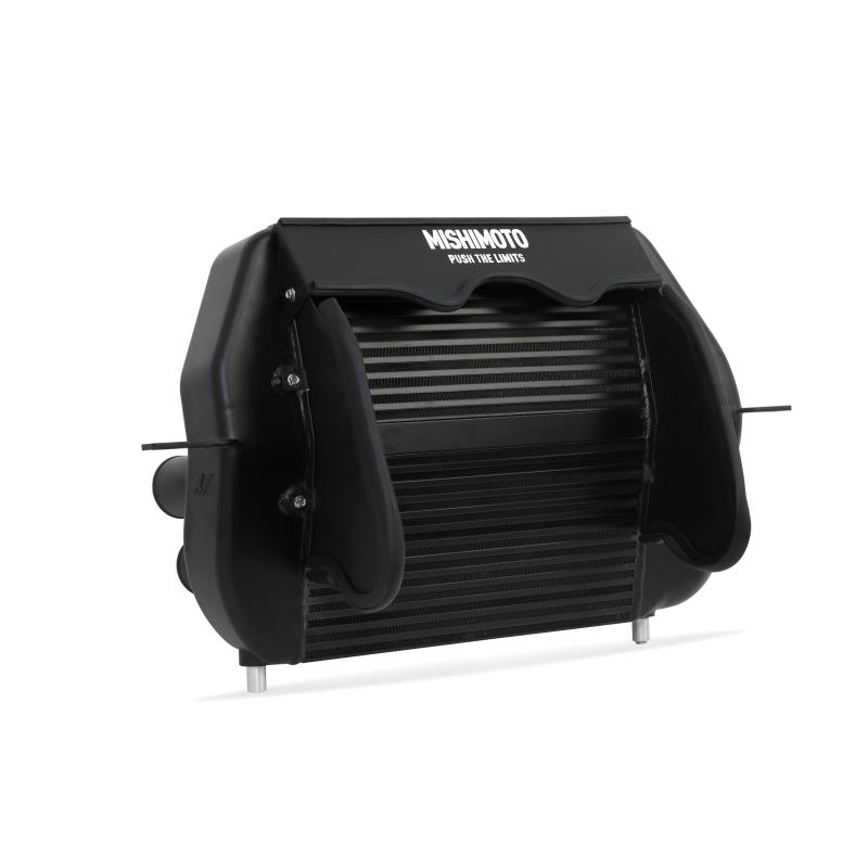 Mishimoto 2011-2014 Ford F-150 EcoBoost Black Intercooler w/ Polished Pipes