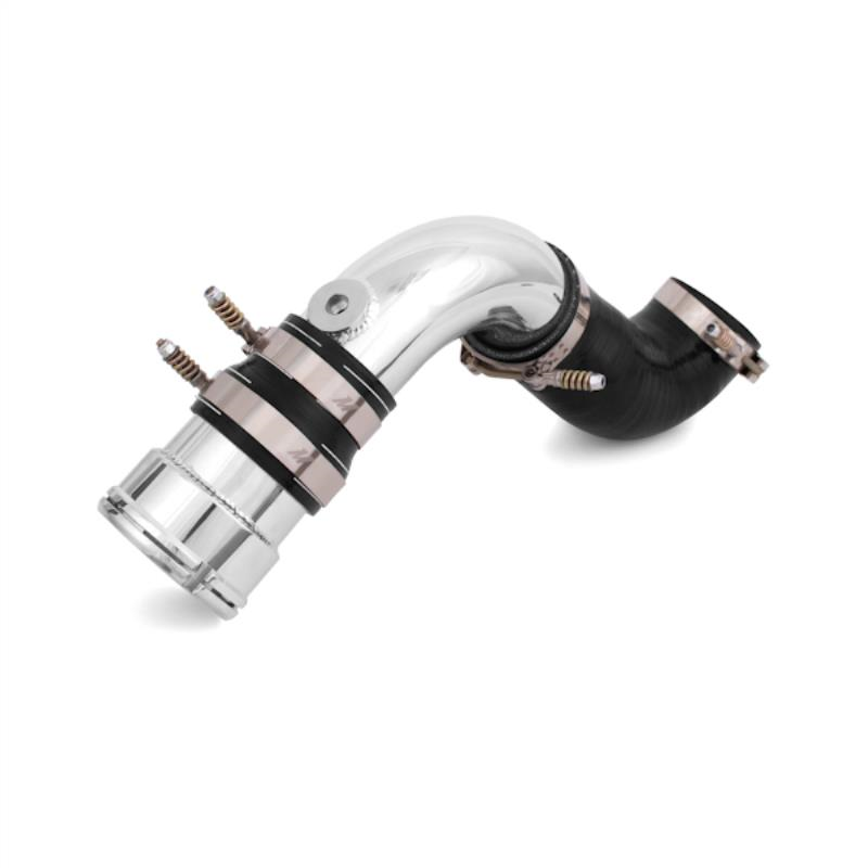Mishimoto 11-16 Ford 6.7L Powerstroke Air-To-Water Intercooler Kit - Wrinkle Silverw/ Polished Pipes