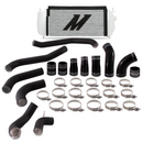 Mishimoto 2017+ Ford F150 3.5L EcoBoost Performance Intercooler Kit - Silver Cooler Black Pipes-1