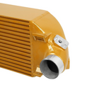 Mishimoto 2013+ Ford Focus ST Gold Intercooler w/ Polished Pipes-5