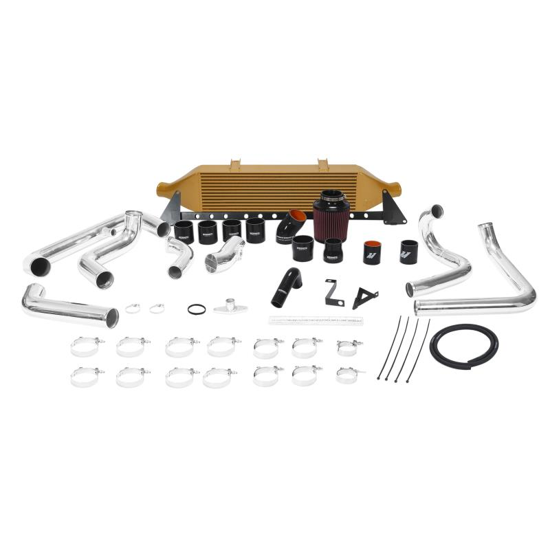 Mishimoto 08+ Subaru WRX Front-Mount Intercooler Kit w/ Air Box - Gold