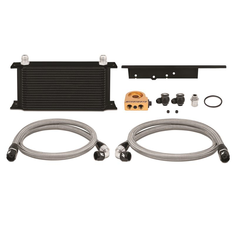 Mishimoto 03-09 Nissan 350Z / 03-07 Infiniti G35 (Coupe Only) Oil Cooler Kit - Thermostatic Black