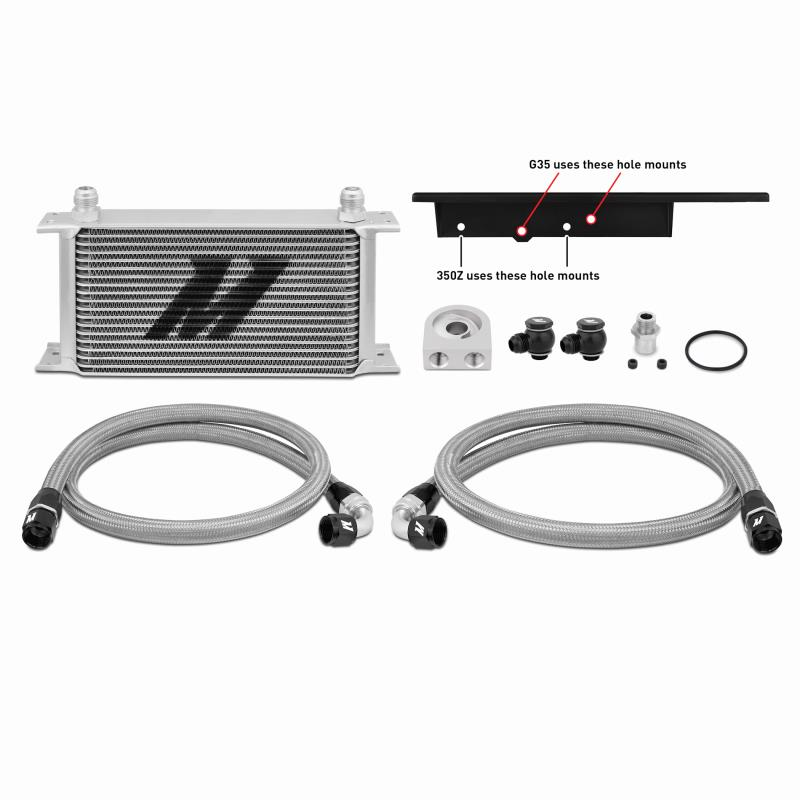 Mishimoto 03-09 Nissan 350Z / 03-07 Infiniti G35 (Coupe Only) Oil Cooler Kit - Black - 0