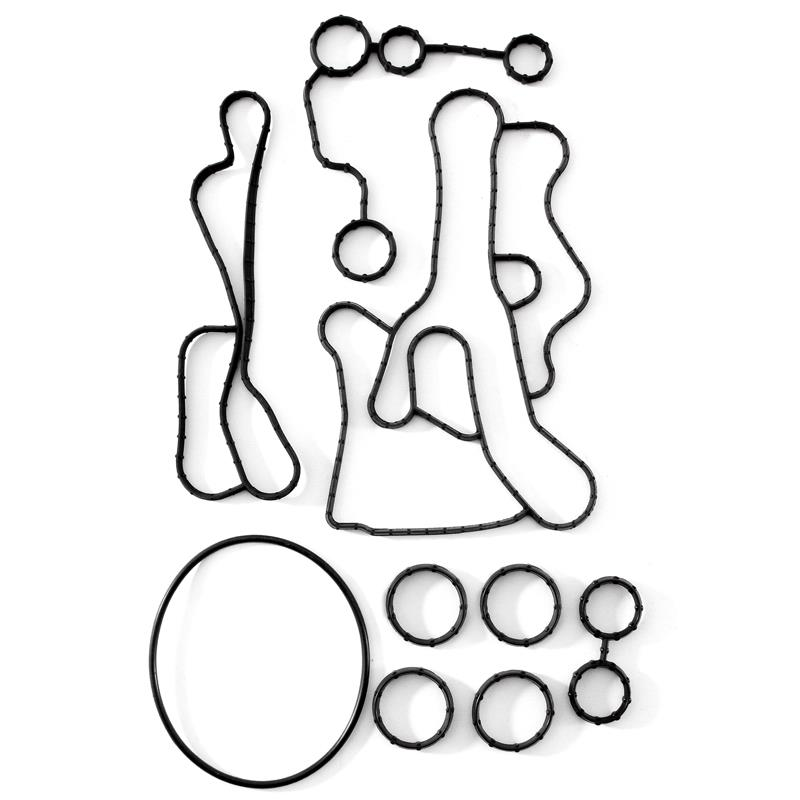 Mishimoto 08-10 Ford 6.4L Powerstroke Replacement Oil Cooler Kit