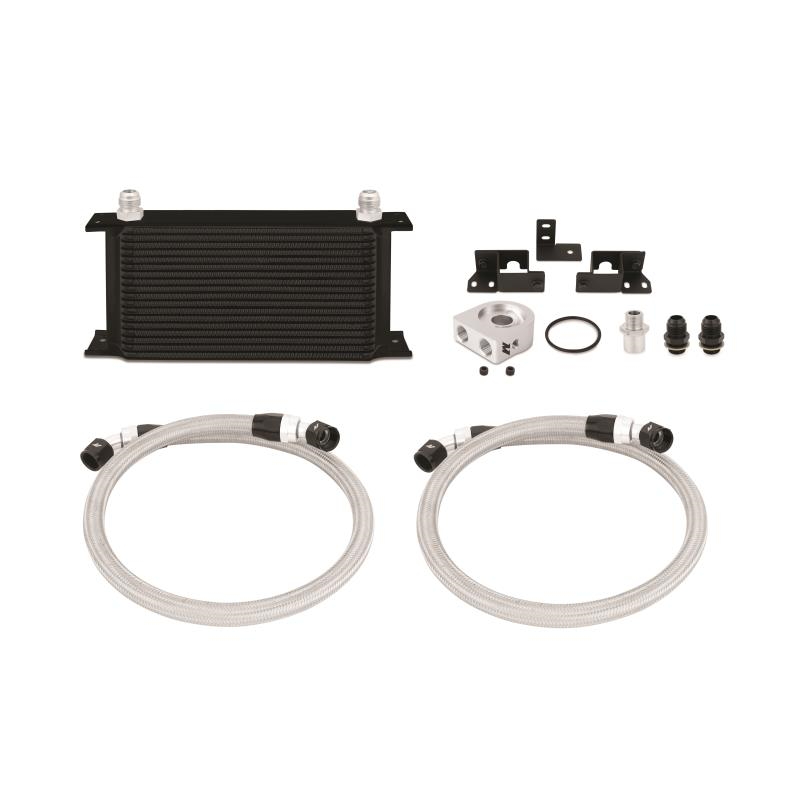 Mishimoto 07-11 Jeep Wrangler JK Oil Cooler Kit - Black