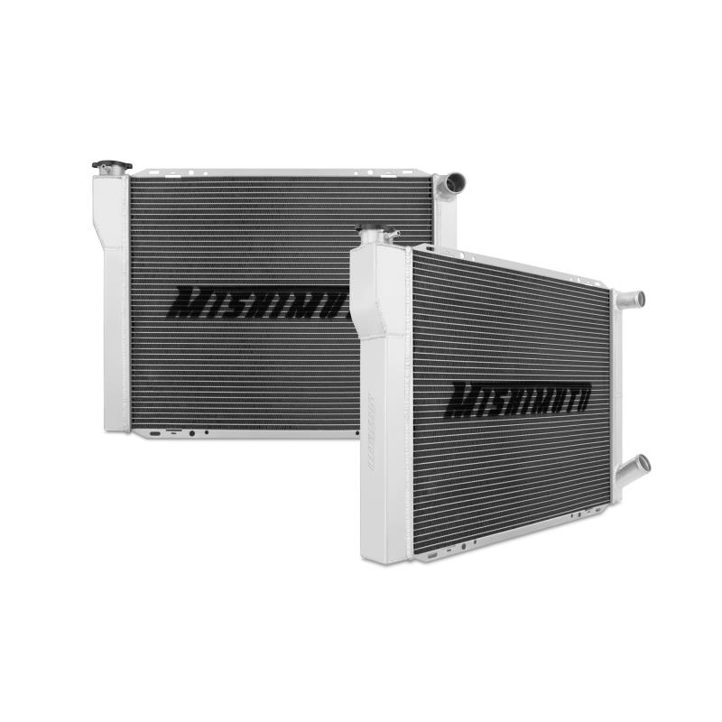 Mishimoto Universal Dual Pass Race Radiator 27x19x3 Inches Aluminum Radiator