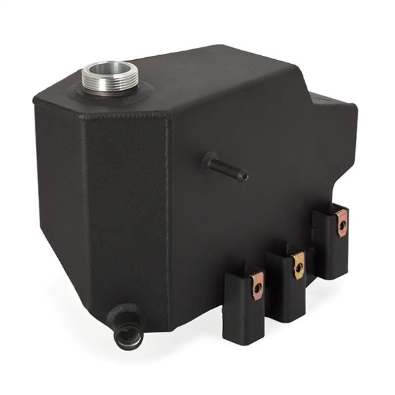 Mishimoto 08-10 Ford 6.4L Powerstroke Aluminum Degas Tank - Micro-Wrinkle Black - 0