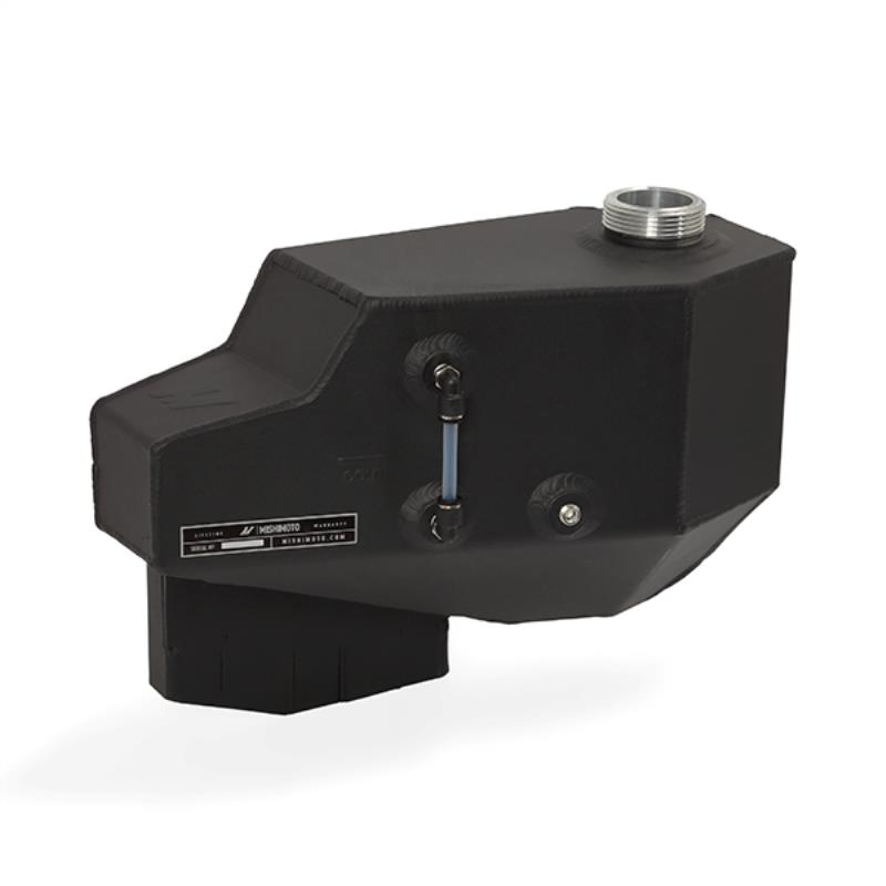 Mishimoto 08-10 Ford 6.4L Powerstroke Aluminum Degas Tank - Micro-Wrinkle Black