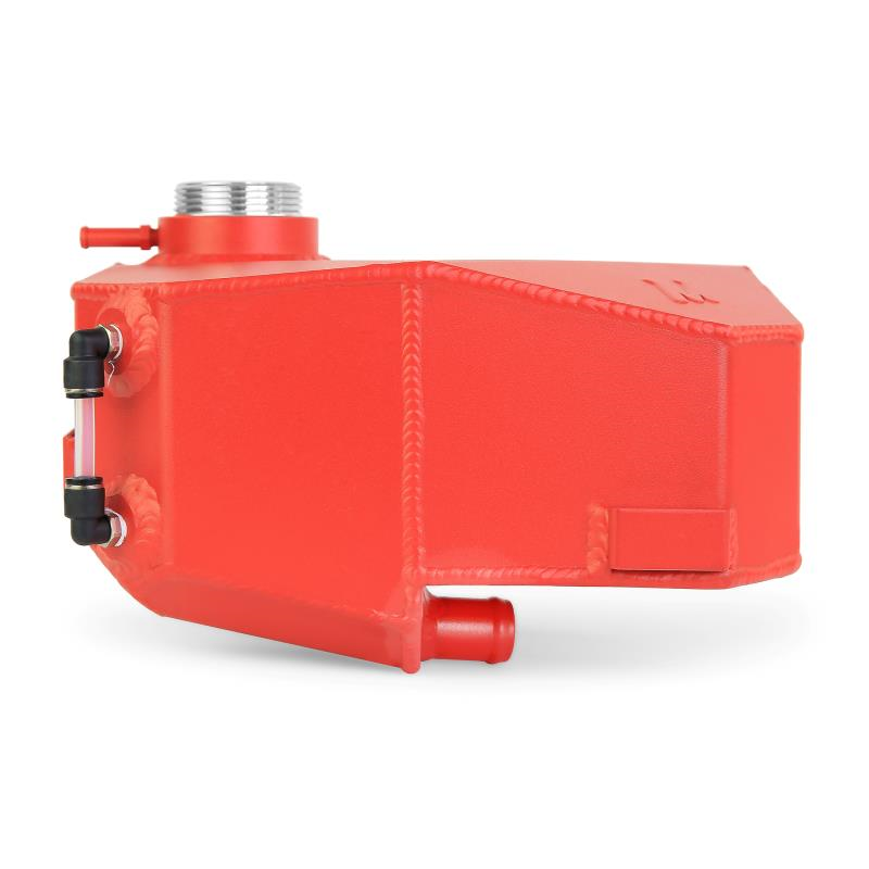 Mishimoto 2013+ Ford Focus ST/2016+ Focus RS Aluminum Expansion Tank - Wrinkle Red