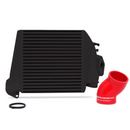 Mishimoto 08-14 Subaru WRX Top-Mount Intercooler Kit - Powder Coated Black & Red Hoses-1