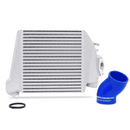 Mishimoto 08-14 Subaru WRX Top-Mount Intercooler Kit - Powder Coated Silver & Blue Hoses-1