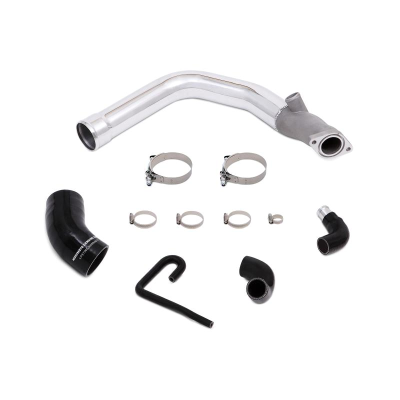 Mishimoto 2015 Subaru WRX Top-Mount Intercooler Kit - Powder Coated Black & Polished Pipes
