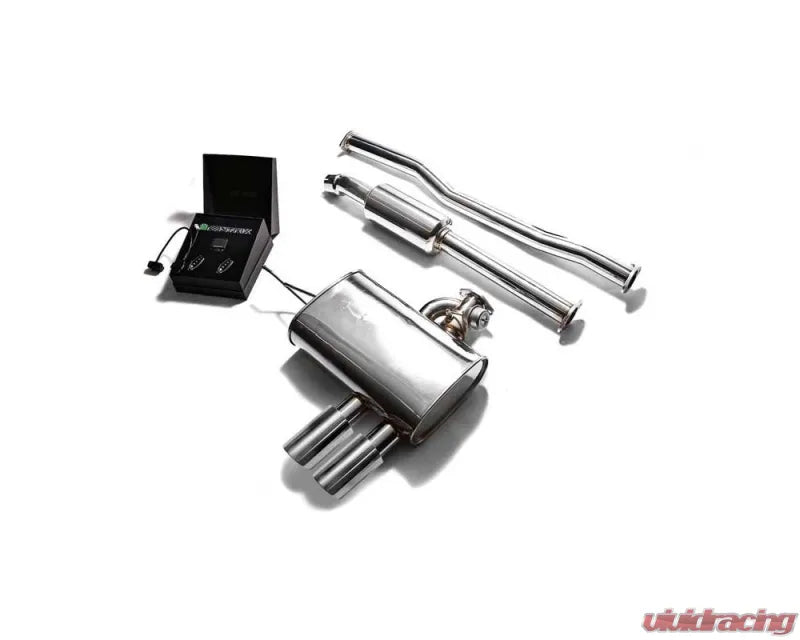 ARMYTRIX Stainless Steel Valvetronic Exhaust System Mini Cooper S / JCW F56/F57 2014+ - True Titanium Blue