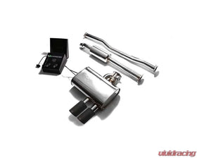 ARMYTRIX Stainless Steel Valvetronic Exhaust System Mini Cooper S / JCW F56/F57 2014+ - Matte Black
