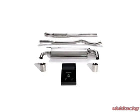 ARMYTRIX Valvetronic Exhaust System Mini Clubman JCW 2.0L F54 2019+ - Chrome Silver