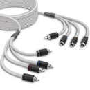 DS18 Marine Grade Tinned Copper OFC RCA Wires 4-Channel 25 Feet-1