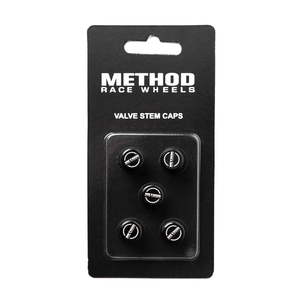 Method Valve Stem Cap 5 pack - Black
