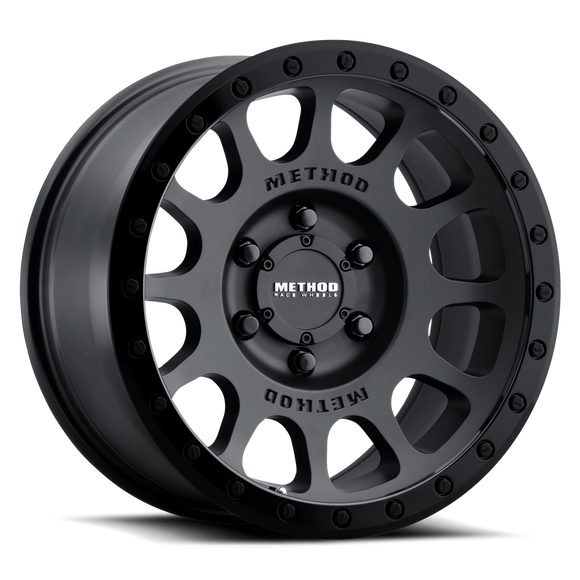 Method MR305 NV 17x8.5 +25mm Offset 6x5.5 108mm CB Double Black Wheel