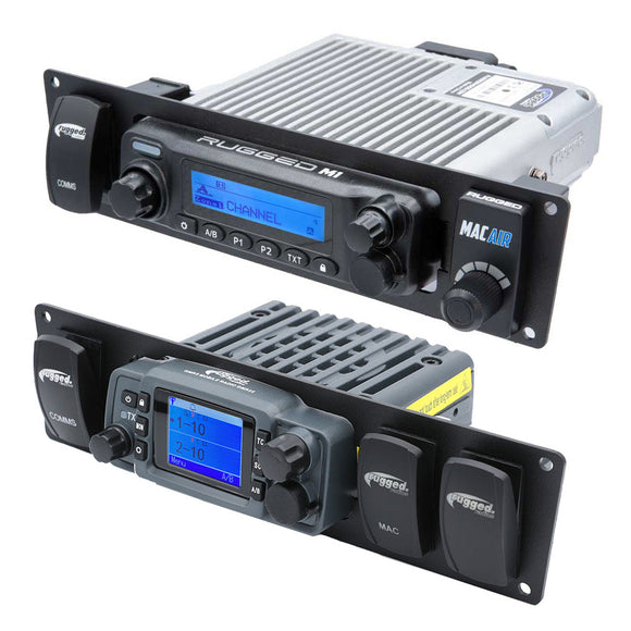Rugged Radios Yamaha Wolverine RMAX Mount - Mobile Radio and Rocker Switches M1 / G1 / RM60 / GMR45