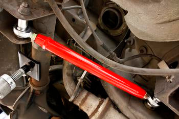 BMR 99-04 Mustang Chrome Moly Lower Control Arms w/ Double Adj. Rod Ends - Red - 0