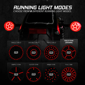 XK Glow Pro Series MotoTurnz - 1156 Bullet Style Rear - 0