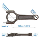 SPA Performance 144mm x 21mm High Performance Connecting Rod Set 7/16" bolt (1200hp) - VW/AUDI EA888 GEN 3 2.0L TSI | MVLBIL86JG-7