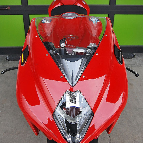 New Rage Cycles 13+ MV Agusta F3/F4 Mirror Block Off Turn Signals