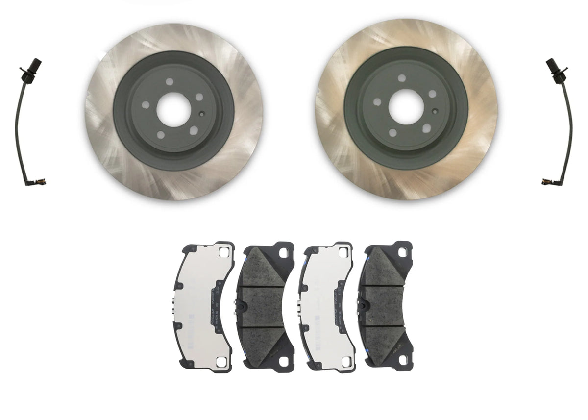 Flat 6 Motorsports - Complete OEM Brake Replacement Kit (Macan Turbo w ...