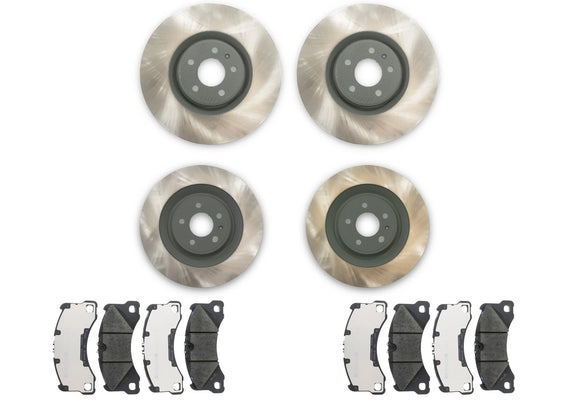 Flat 6 Motorsports - Complete OEM Brake Replacement Kit (Macan Turbo w/ Performance Package)