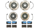 Flat 6 Motorsports - Complete OEM Brake Replacement Kit (Macan Base)-1