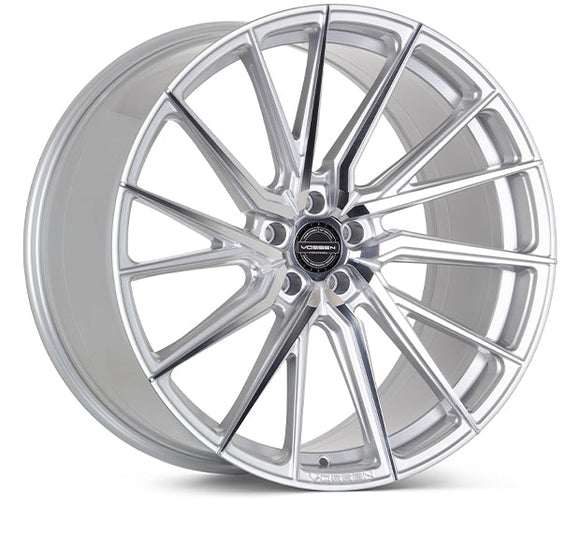 VOSSEN HF4T 22 X 9 +32 5-112 FLAT CB66.56 SILVER POLISHED