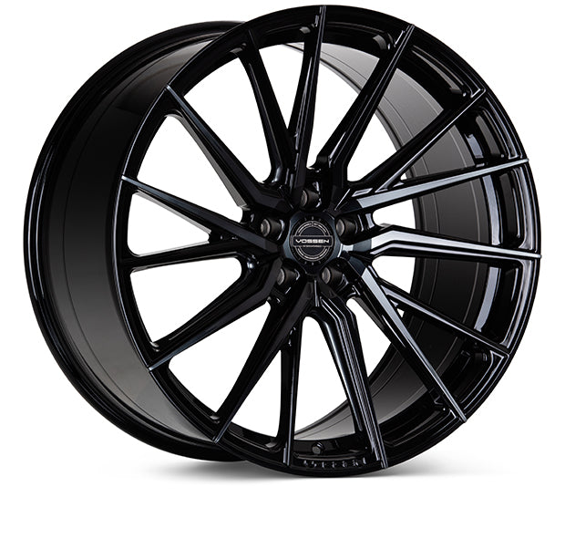 VOSSEN HF4T 21 X 10.5 +42 5 X 112 DEEP CB66.56 TINTED GLOSS BLACK