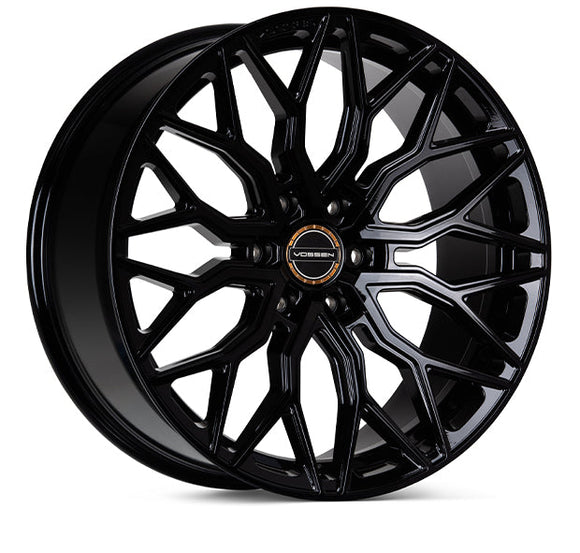 VOSSEN HF63 24 X 10 +25 6-135 DEEP CB87.1 GLOSS BLACK