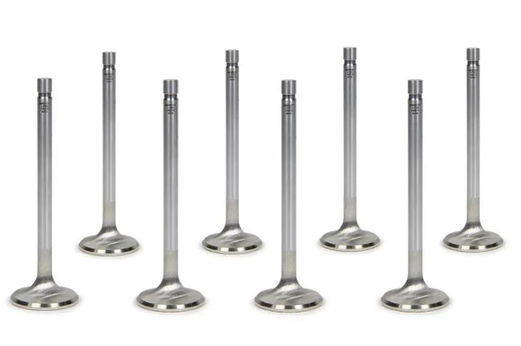 Manley Extreme Duty Stainless Steel Exhaust Valves Small Block Chevy V8 1.600 - Set of 8