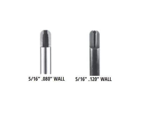 Manley Swedged End Chrome Pushrods 7.800in Length .120in Thickness 5/16in Diameter (Set of 16)