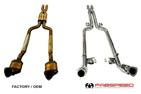 Fabspeed Maserati GranTurismo Sport Catalytic Converters (2008-2019) - 0