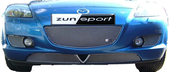 Zunsport Mazda RX8 Front Grille Set - Silver finish