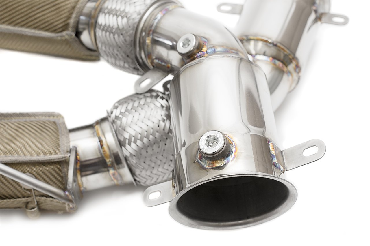 Fabspeed McLaren 570S / 570GT / 540C Cat Bypass Pipes (2011-2014) - 0
