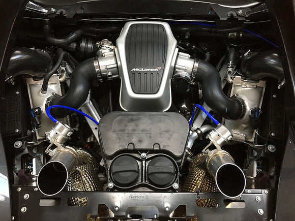 Fabspeed McLaren 570S / 540C "600LT Style" Valvetronic Sport Catalytic Converter Exhaust System