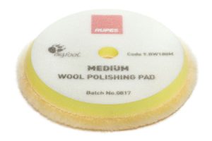 RUPES Medium DA wool pads (Yellow) 150-170mm. 48 pcs