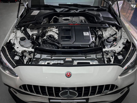 W206 C43 (M139) Carbon Fiber Radiator Cooling Slam Panel Cover