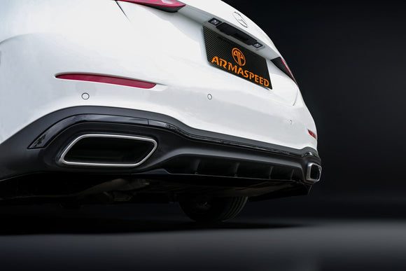 W206 C300 Rear Diffuser - ABS (3pcs) Gloss